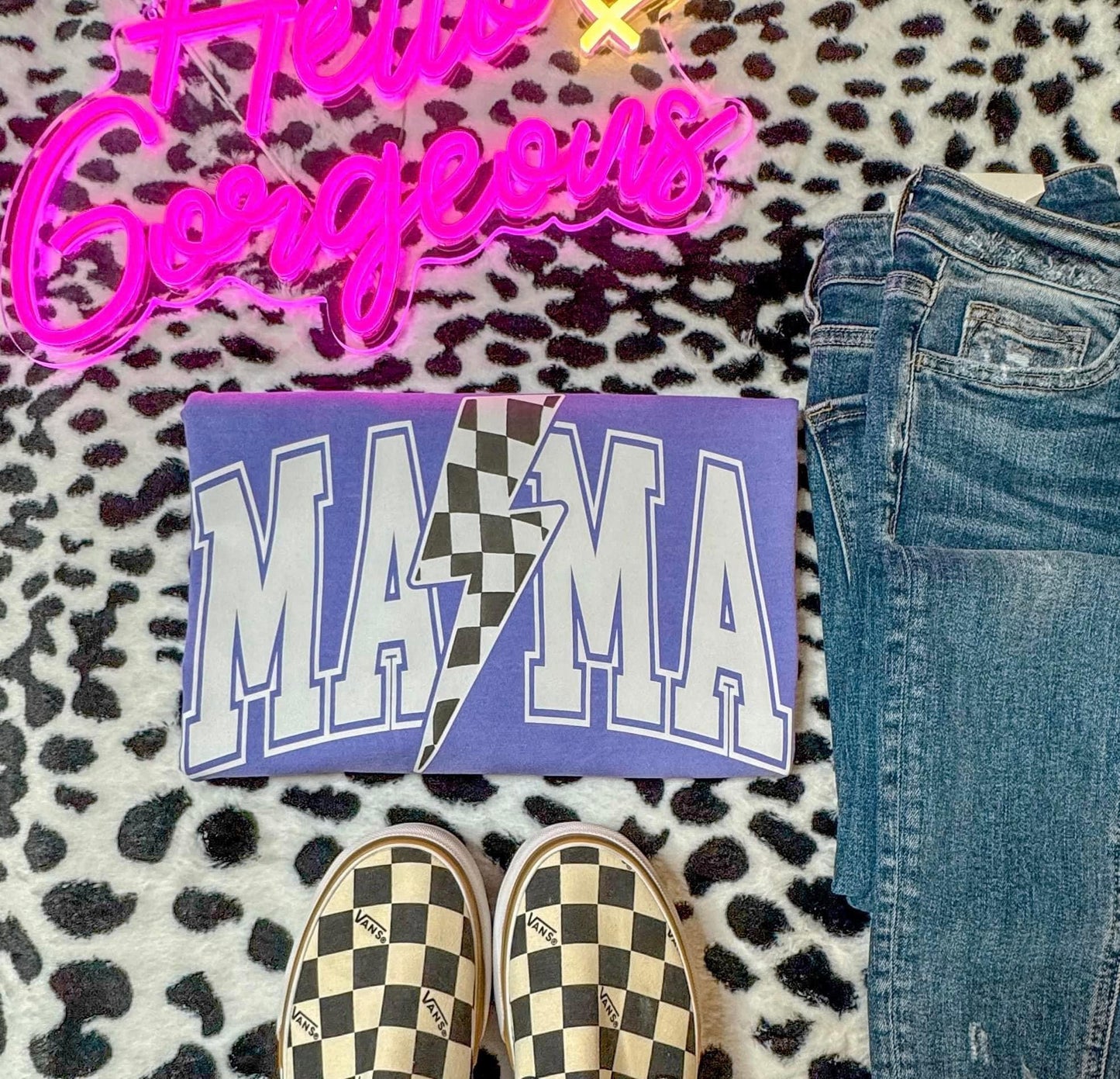 Checkered MAMA Graphic (Pre-Order)