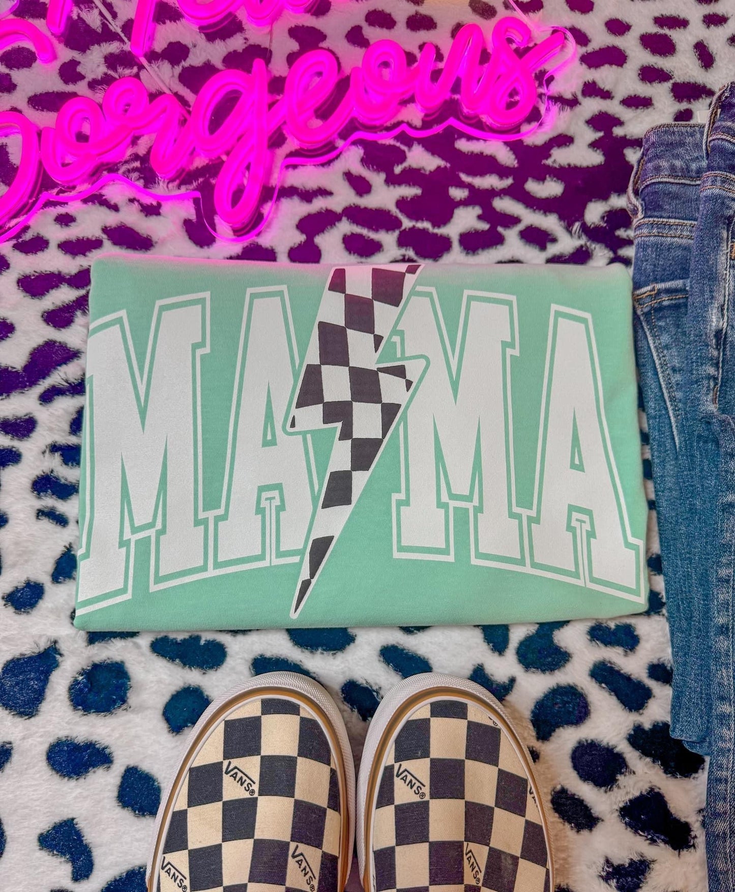 Checkered MAMA Graphic (Pre-Order)