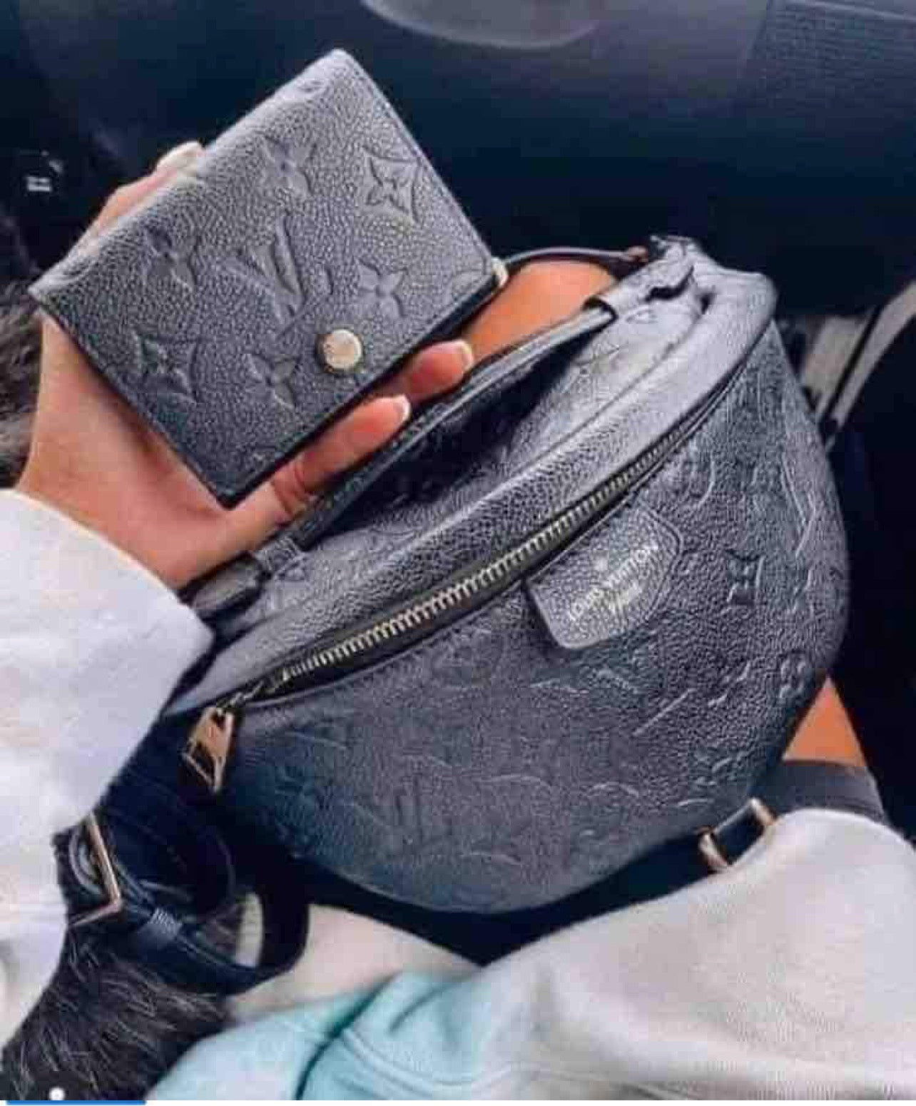 Black LV Fanny