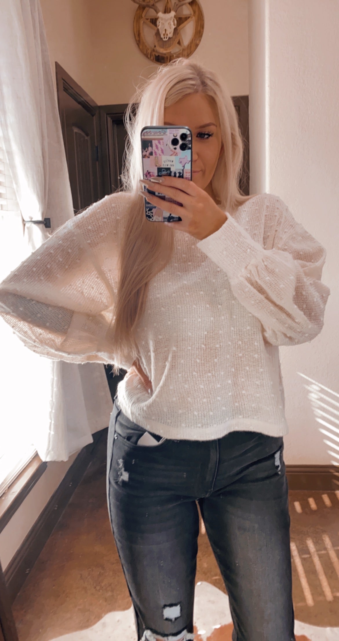 Cream Knit Sweater