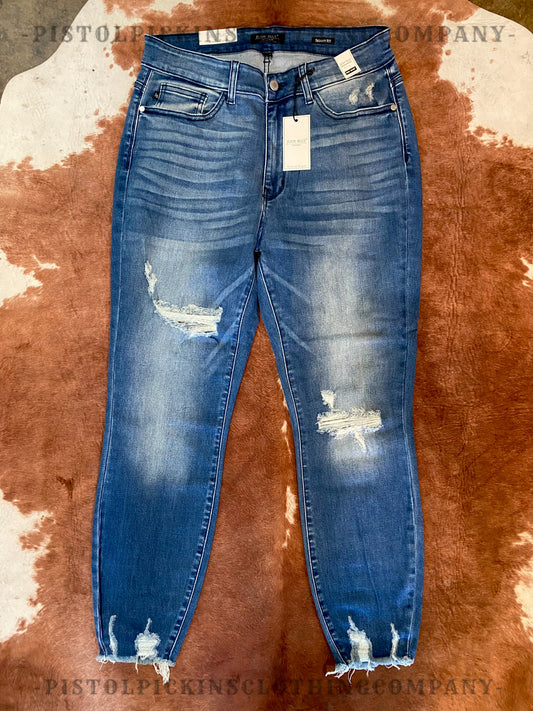 Judy Blue Distressed Skinnys