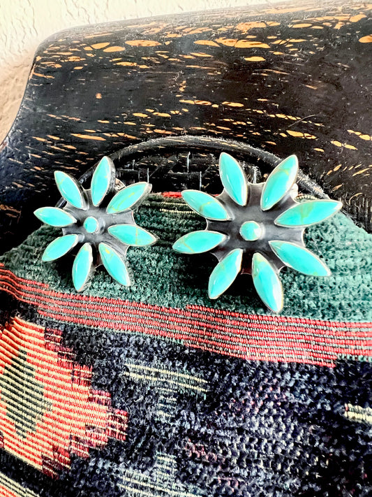 Pointed Squash Blossom Studs