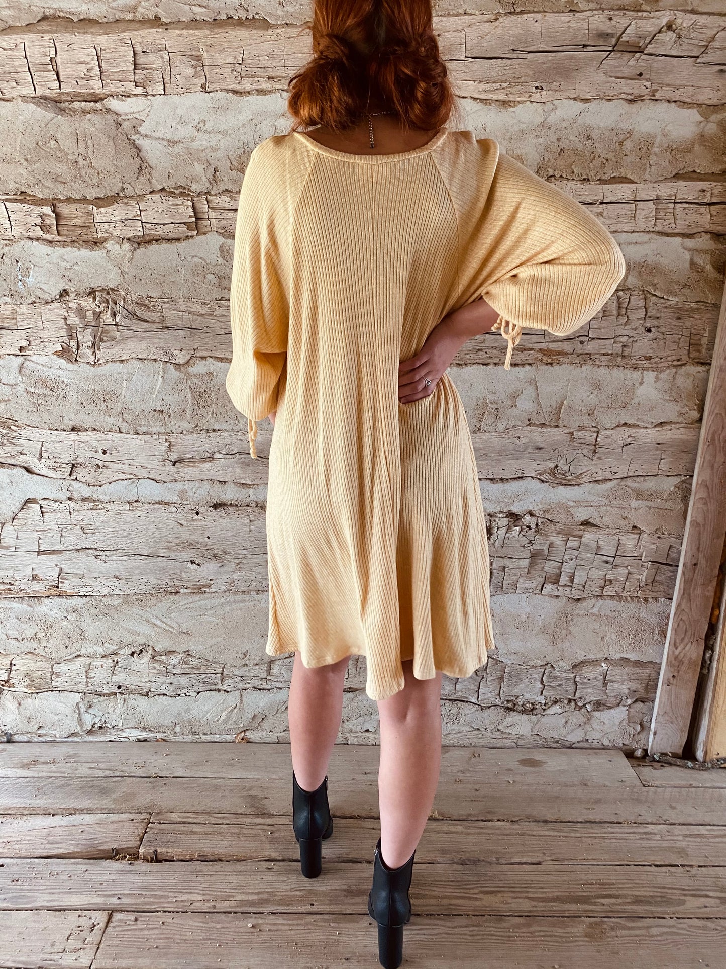 Light Mustard Summer Sunny Dress