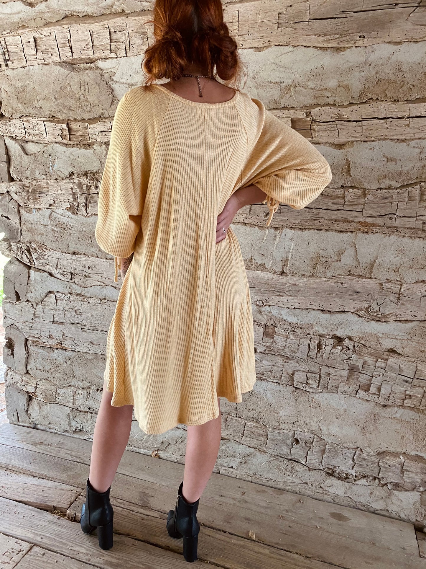 Light Mustard Summer Sunny Dress