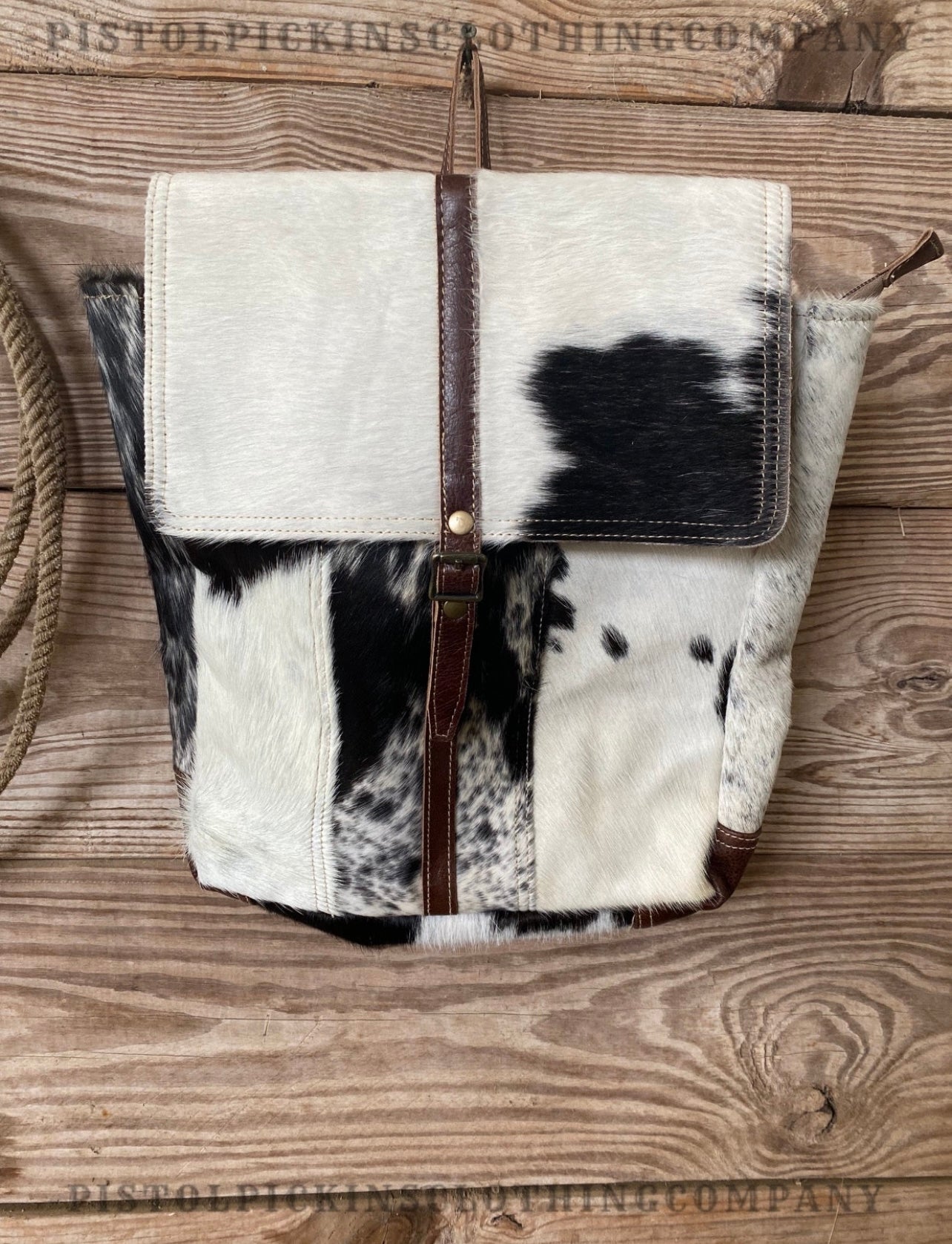 Spotted Cowhide Backpack