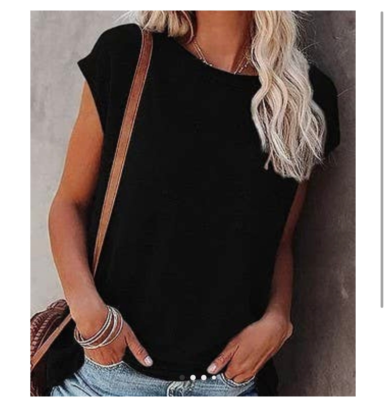 Black Basic Pocket Tee