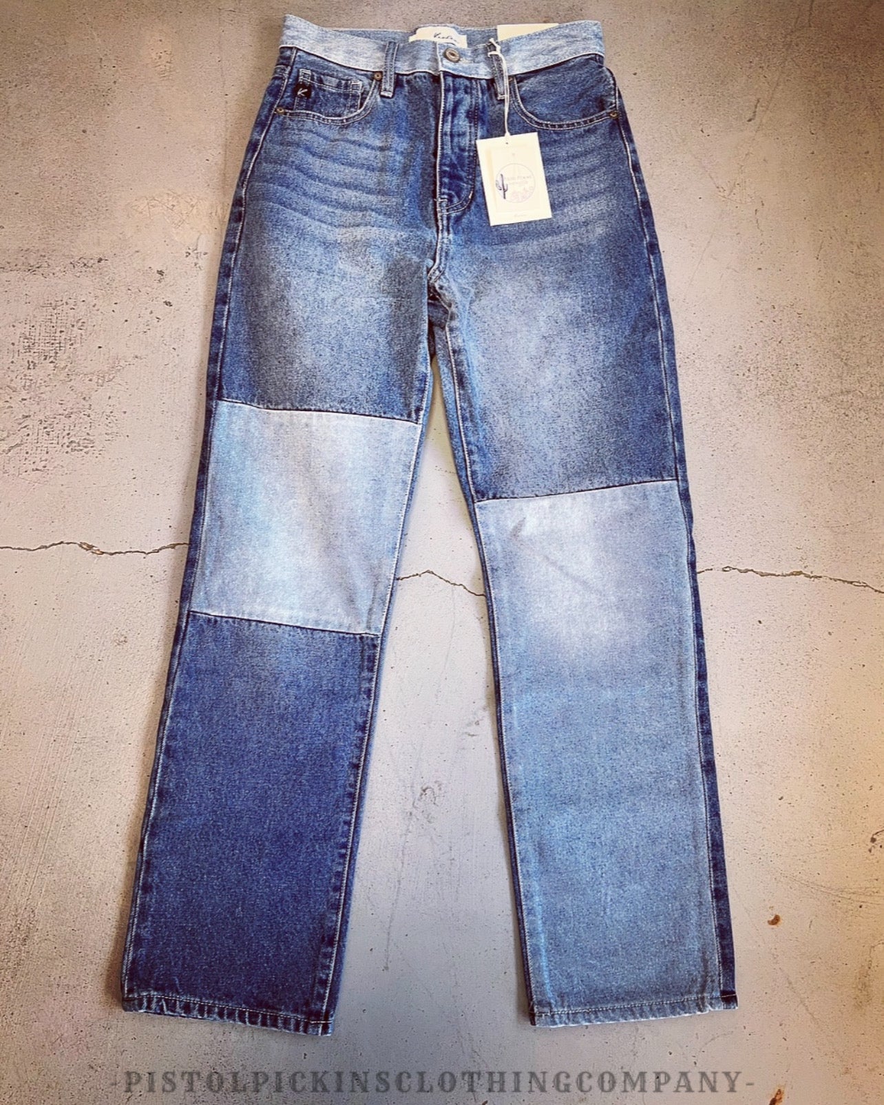 Color Block Dream 90’s Denim Jeans